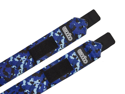Blue Elastic Military Wristbands